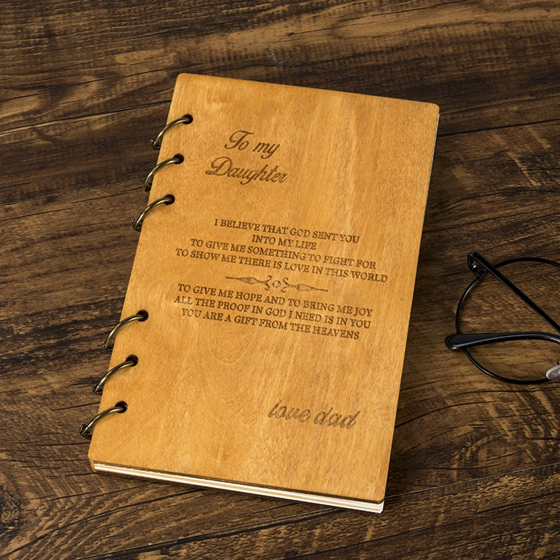 Retro Notebook Sketchbook Handmade Wood Cover Engrave Text Custom Journal Personal Week Planner Agenda Birthday Christmas Gift
Retro Notebook Sketchbook Handmade Wood Cover Engrave Text Custom Journal Personal Week Planner Agenda Birthday Christmas Gift