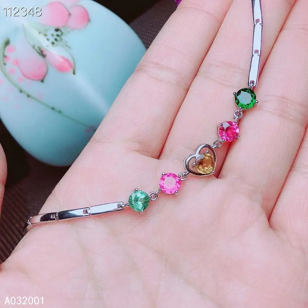 KJJEAXCMY fine jewelry natural Tourmaline 925 sterling silver new women gemstone hand bracelet support test elegant
KJJEAXCMY fine jewelry natural Tourmaline 925 sterling silver new women gemstone hand bracelet support test elegant