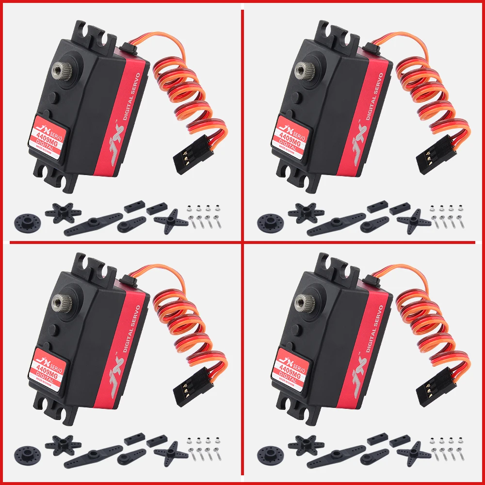 4PCS JX Servo PDI-4409MG 9.2kg Coreless Metal Gear Standard Digital High Speed Digital Standard 1/8 1/10 RC Drift Car Yokomo
4PCS JX Servo PDI-4409MG 9.2kg Coreless Metal Gear Standard Digital High Speed Digital Standard 1/8 1/10 RC Drift Car Yokomo