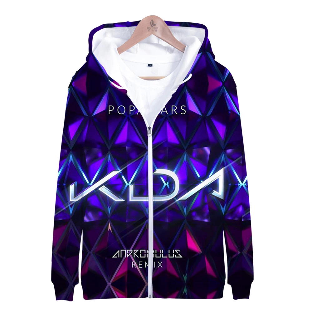 2020 Game Song Kda The Baddest 3D Zipper Hooded Sweatshirt Women/men/kid / Sweatshirt Fashion Hoodies Casual Clothes
2020 Game Song Kda The Baddest 3D Zipper Hooded Sweatshirt Women/men/kid / Sweatshirt Fashion Hoodies Casual Clothes