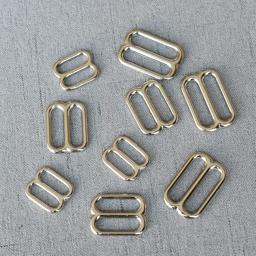100 Pcs/Lot 15mm 20mm 25mm Silver DIY Tri Glides Slide Bar Rectangle Adjuster Buckle for Leather Craft Bags Shoulder Shose
100 Pcs/Lot 15mm 20mm 25mm Silver DIY Tri Glides Slide Bar Rectangle Adjuster Buckle for Leather Craft Bags Shoulder Shose