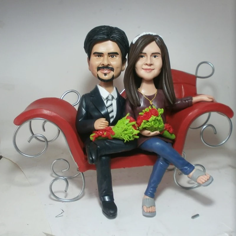 Custom Wedding Couples Lovers Dolls Simulation Chair Props Clay Handmade Valentine's Day Exquisite Gifts
Custom Wedding Couples Lovers Dolls Simulation Chair Props Clay Handmade Valentine's Day Exquisite Gifts
