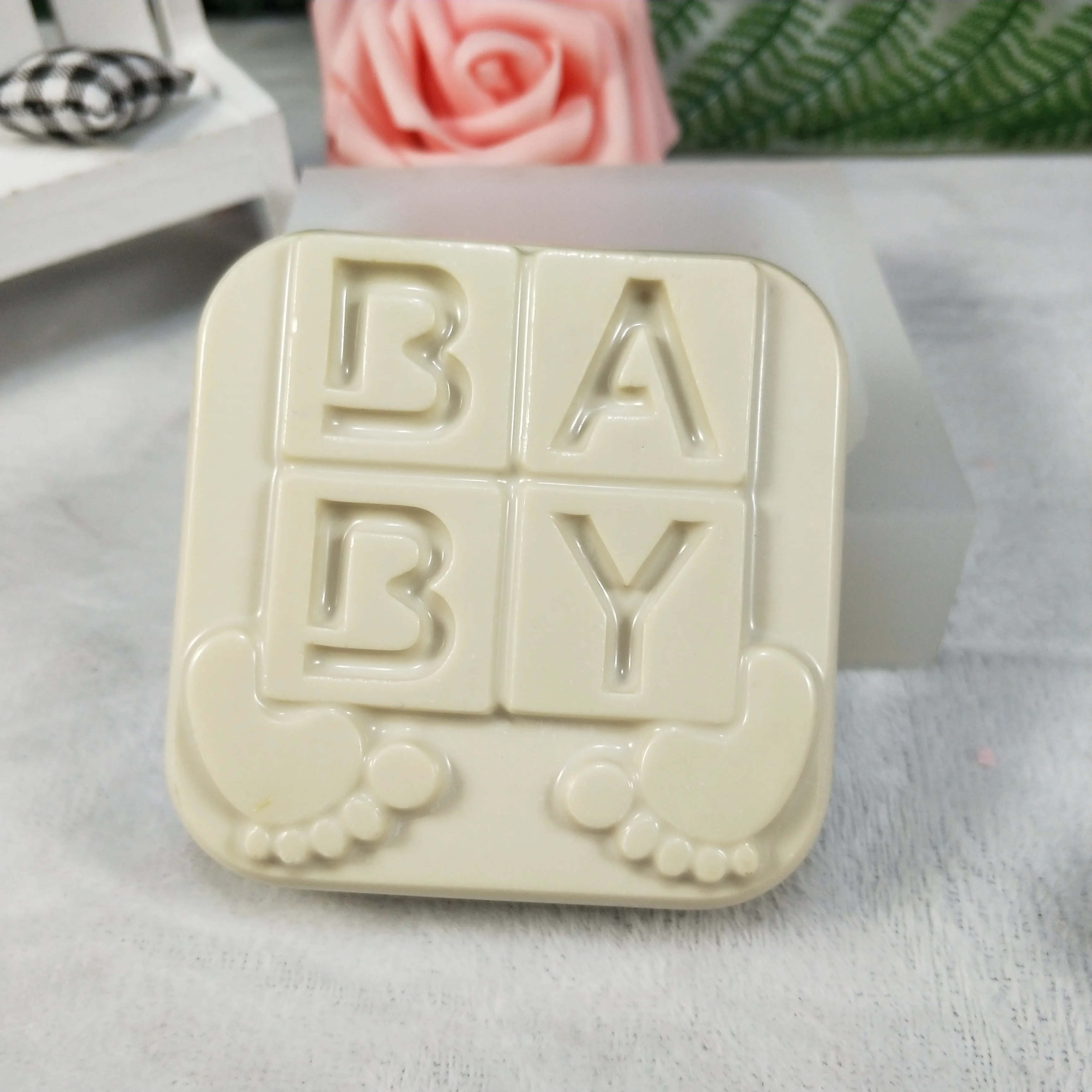 QT0265 PRZY Baby Feet Molds Foot Pattern Soap Molds Gypsum Chocolate Candle Molds Soap Mould Mold Silicone Clay Resin
QT0265 PRZY Baby Feet Molds Foot Pattern Soap Molds Gypsum Chocolate Candle Molds Soap Mould Mold Silicone Clay Resin