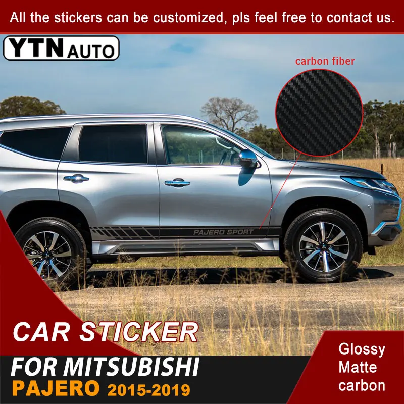 Side Door Body Car Stickers Racing Stripe Graphic Vinyl Car Accessories Car Decal For Mitsubishi Pajero 2015 2016 2017 2018 2019
Side Door Body Car Stickers Racing Stripe Graphic Vinyl Car Accessories Car Decal For Mitsubishi Pajero 2015 2016 2017 2018 2019