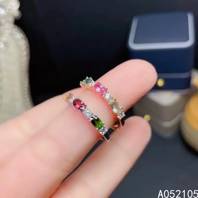 KJJEAXCMY fine jewelry 925 sterling silver inlaid Natural Tourmaline women fashion classic adjustable gem ring support detection
KJJEAXCMY fine jewelry 925 sterling silver inlaid Natural Tourmaline women fashion classic adjustable gem ring support detection