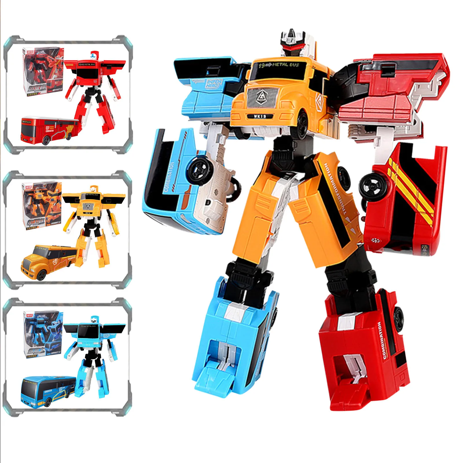Kids Transforming Robot Vehicles Collectible Robot Bus Body Deformation Robot DIY Assembly Function Educational Toys Girls Boys
Kids Transforming Robot Vehicles Collectible Robot Bus Body Deformation Robot DIY Assembly Function Educational Toys Girls Boys