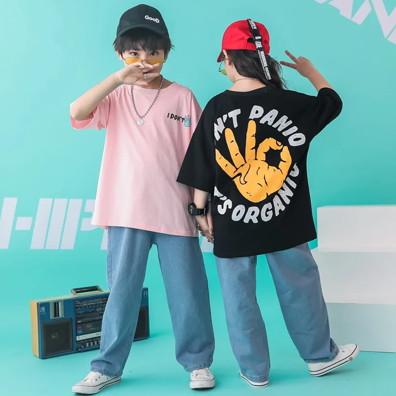 Kid Hip Hop T Shirt Tops for Girls Boys Ballroom Dancing Clothes Children Performance Shows Stage Wear Jazz Dance Costumes Suits
Kid Hip Hop T Shirt Tops for Girls Boys Ballroom Dancing Clothes Children Performance Shows Stage Wear Jazz Dance Costumes Suits