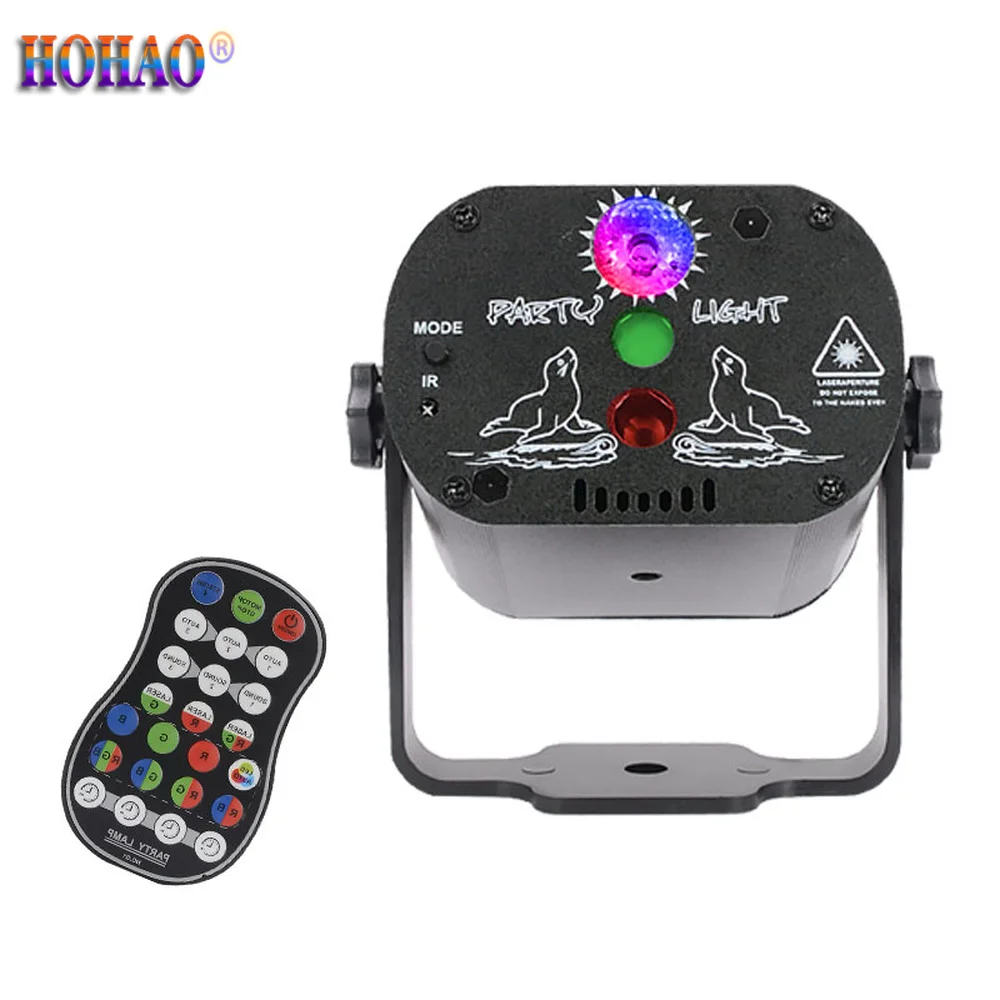 Hottest Disco Bar Sound Party Lights 60 IN 1 RGB Led Patterned Red Green Laser MINI Stage Effect Lights Remote Control With USB
Hottest Disco Bar Sound Party Lights 60 IN 1 RGB Led Patterned Red Green Laser MINI Stage Effect Lights Remote Control With USB