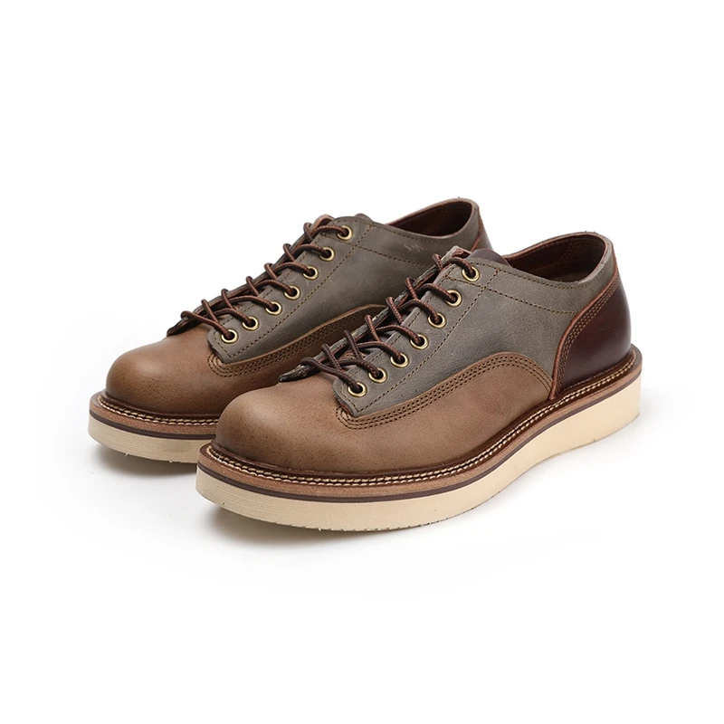 Handmade Vintage British Casual Men Cow Leather Shoes High Quality Dress Ankle Boots Lace-up Tooling Platform Motorcycle Boots
Handmade Vintage British Casual Men Cow Leather Shoes High Quality Dress Ankle Boots Lace-up Tooling Platform Motorcycle Boots