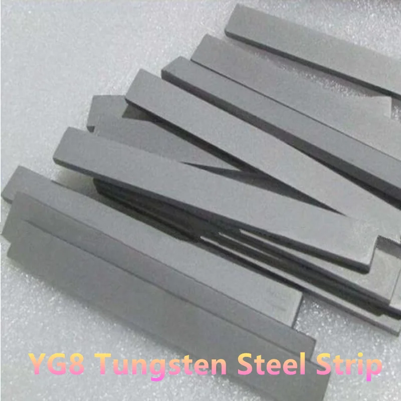 YG8 Tungsten Steel Strip Thick 5mm YG8 Hard Alloy Tungsten Steel Blade Flake Wear-resistant Abrasive Plate Material Customizable
YG8 Tungsten Steel Strip Thick 5mm YG8 Hard Alloy Tungsten Steel Blade Flake Wear-resistant Abrasive Plate Material Customizable