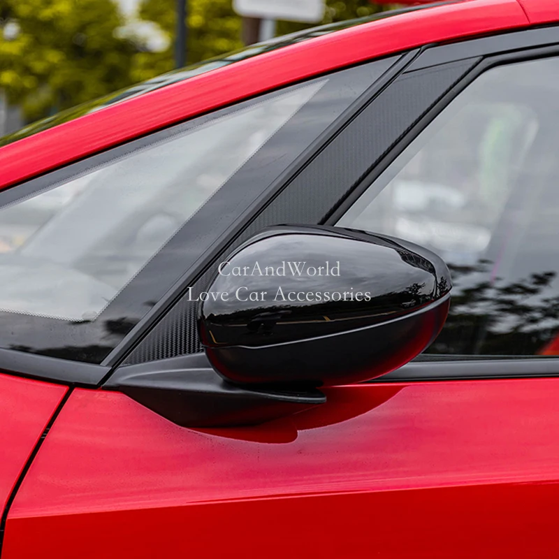 ABS углеродное волокно для Honda Fit Jazz GR 2020-2023, чехол для заднего вида, рамка заднего вида, декоративные автомобильные аксессуары 
ABS углеродное волокно для Honda Fit Jazz GR 2020-2023, чехол для заднего вида, рамка заднего вида, декоративные автомобильные аксессуары