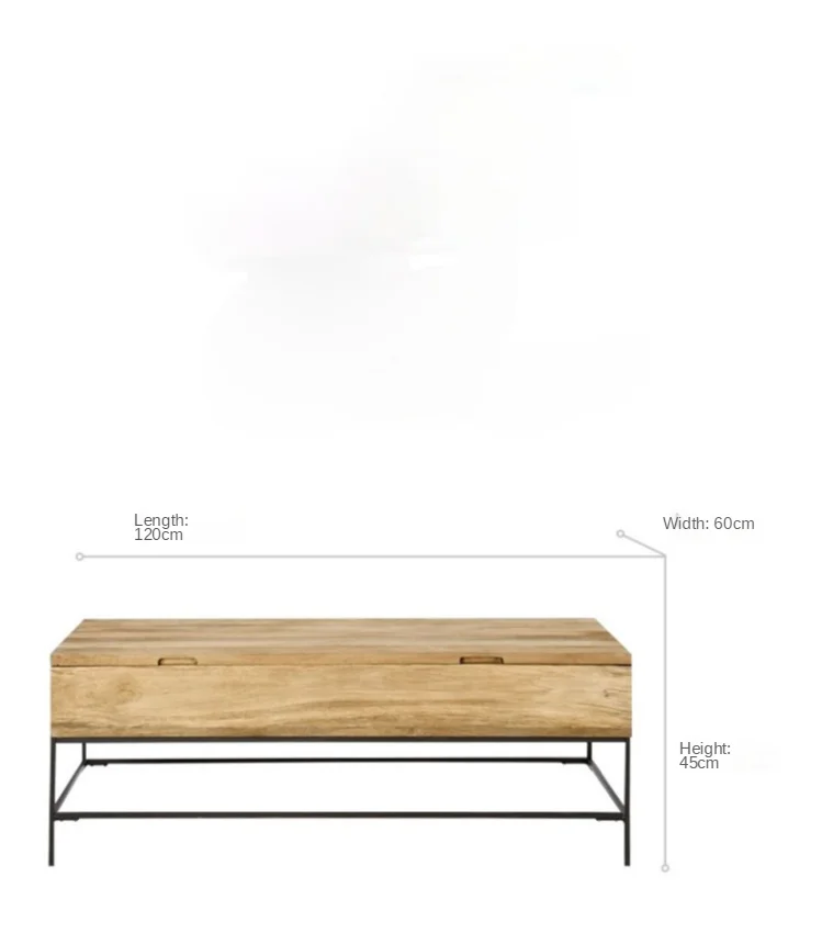 Solid wood lift tea table modern simple multi-functional storage square small house type simple tea table
Solid wood lift tea table modern simple multi-functional storage square small house type simple tea table