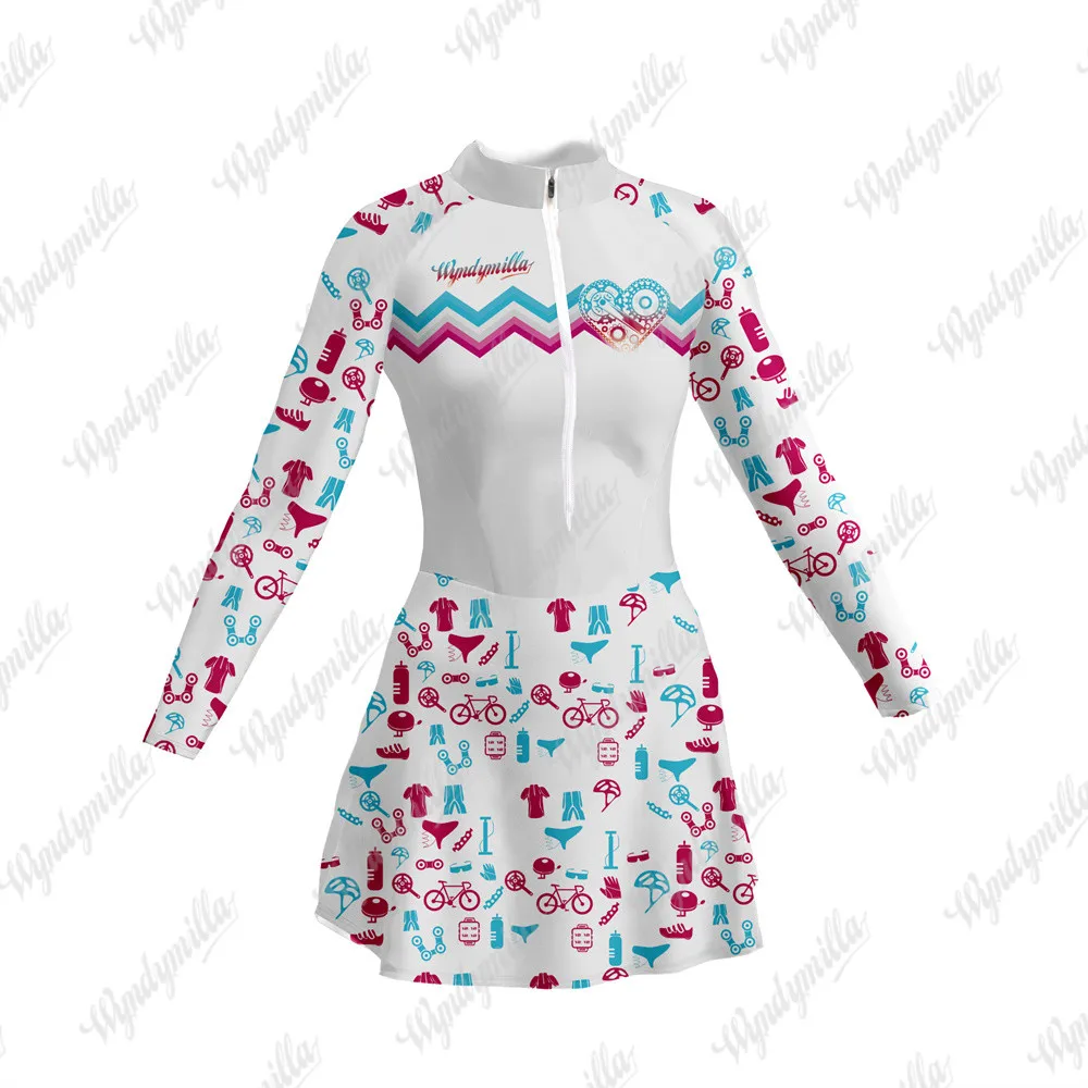 Cycling Jersey Women Cycling Skirt Mountain Bike Skirt Triathlon Dress Skinsuit Vestidinho MTB Cycling Suit Maillot Jumpsuit
Cycling Jersey Women Cycling Skirt Mountain Bike Skirt Triathlon Dress Skinsuit Vestidinho MTB Cycling Suit Maillot Jumpsuit