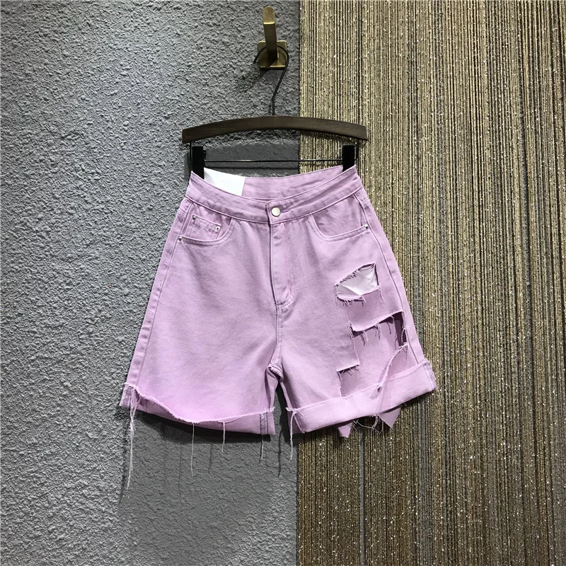 Green Women Denim Shorts Summer High Waist Straight Knee Length Shorts Preppy Style Hole Ripped Thin Short Jeans Female S-XL
Green Women Denim Shorts Summer High Waist Straight Knee Length Shorts Preppy Style Hole Ripped Thin Short Jeans Female S-XL