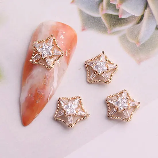 5pcs TN4974 Alloy Zircon Star Nail Art Crystals nail jewelry Rhinestone nails accessories supplies nail art decorations charms
5pcs TN4974 Alloy Zircon Star Nail Art Crystals nail jewelry Rhinestone nails accessories supplies nail art decorations charms