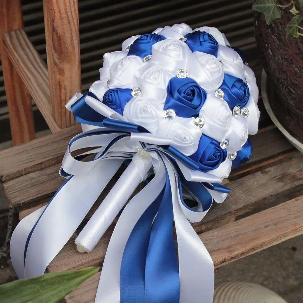Hot selling white and blue handmade bride bridal wedding bouquet bridesmaid flower wedding flowers bridal bouquets for wedding
Hot selling white and blue handmade bride bridal wedding bouquet bridesmaid flower wedding flowers bridal bouquets for wedding