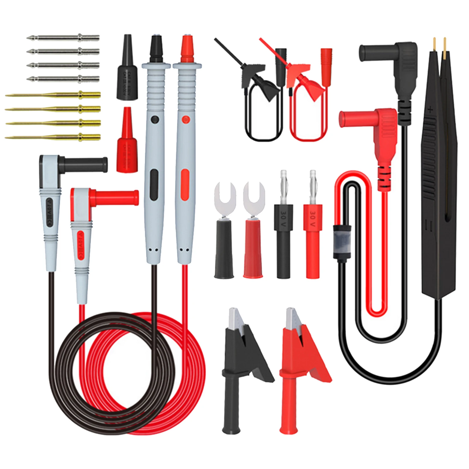 P1503E Multimeter Probes Replaceable Needles Test Leads Kits Probes for Digital Multimeter Cable Feeler for Multimeter
P1503E Multimeter Probes Replaceable Needles Test Leads Kits Probes for Digital Multimeter Cable Feeler for Multimeter