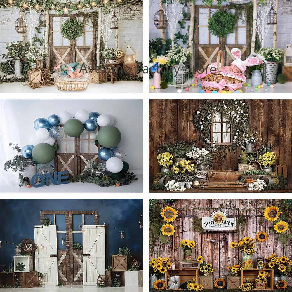 Avezano Spring Flower Wooden Door Balloons Newborn Kids Portrait Decor Baby Shower Photography Backdrop Photo Studio Photozone
Avezano Spring Flower Wooden Door Balloons Newborn Kids Portrait Decor Baby Shower Photography Backdrop Photo Studio Photozone