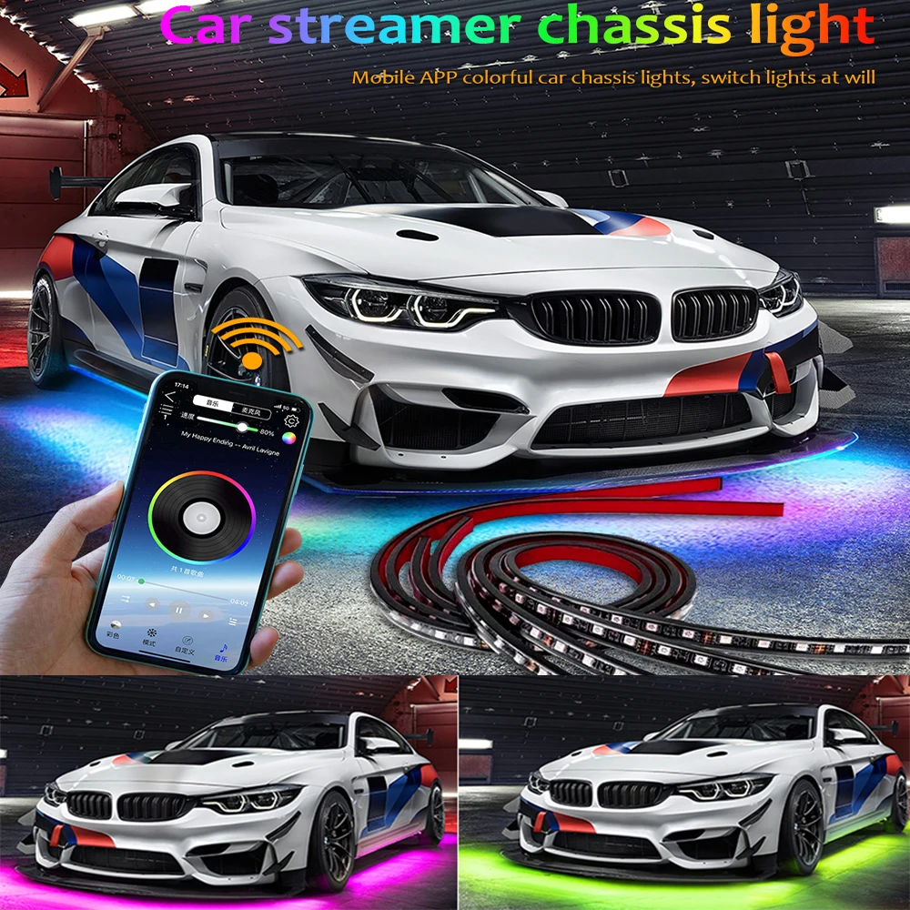 Подсветсветодиодный автомобиля, светодиодная неоновая полоса RGB для освещения шасси автомобиля, наружной атмосферы, декоративные лампы, приложение для автомобильных аксессуаров 12 В
Подсветсветодиодный автомобиля, светодиодная неоновая полоса RGB для освещения шасси автомобиля, наружной атмосферы, декоративные лампы, приложение для автомобильных аксессуаров 12 В