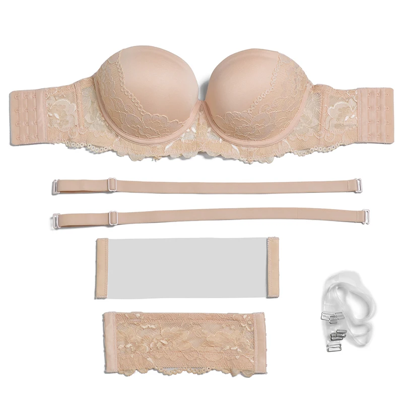 NEW Women Sexy Lingerie Push Up Bra Strapless Halter Lace Bras 30 32 34 36 38 40 42 44 A B C D DD E
NEW Women Sexy Lingerie Push Up Bra Strapless Halter Lace Bras 30 32 34 36 38 40 42 44 A B C D DD E