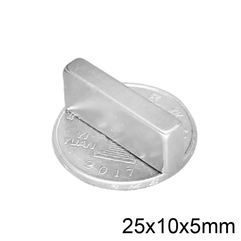 5/10/20/50pcs 25x10x5 Strong Neodymium Magnet Thickness 5mm Block Permanent Magnets 25x10x5mm Powerful Magnetic 25*10*5
5/10/20/50pcs 25x10x5 Strong Neodymium Magnet Thickness 5mm Block Permanent Magnets 25x10x5mm Powerful Magnetic 25*10*5