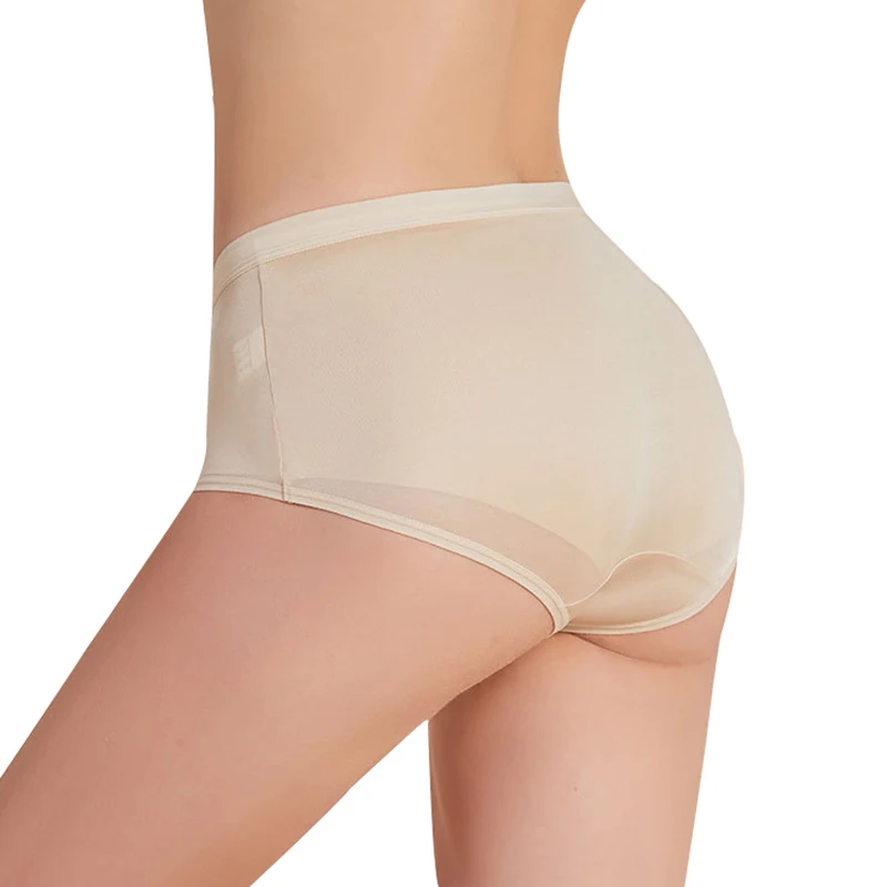 Women's Underwear 100% Pure Silk High Waist Full Coverage Brief Panties No Show Seamless Ladies Panty 2-Pack
Women's Underwear 100% Pure Silk High Waist Full Coverage Brief Panties No Show Seamless Ladies Panty 2-Pack