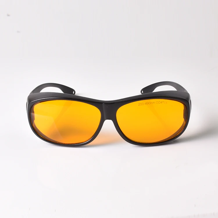 O.D 6+4+ laser safety glasses for violet and blue lasers with CE266 405 450 473nm lasers
O.D 6+4+ laser safety glasses for violet and blue lasers with CE266 405 450 473nm lasers