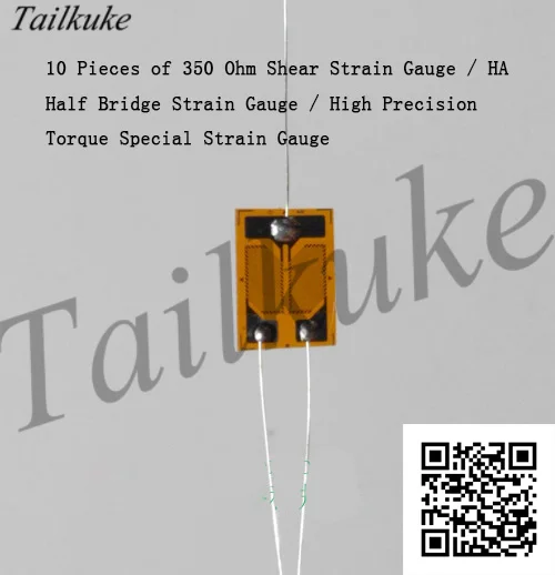 10 Pieces of 350 Ohm Shear Strain Gauge / HA Half Bridge Strain Gauge / High Precision Torque Special Strain Gauge
10 Pieces of 350 Ohm Shear Strain Gauge / HA Half Bridge Strain Gauge / High Precision Torque Special Strain Gauge
