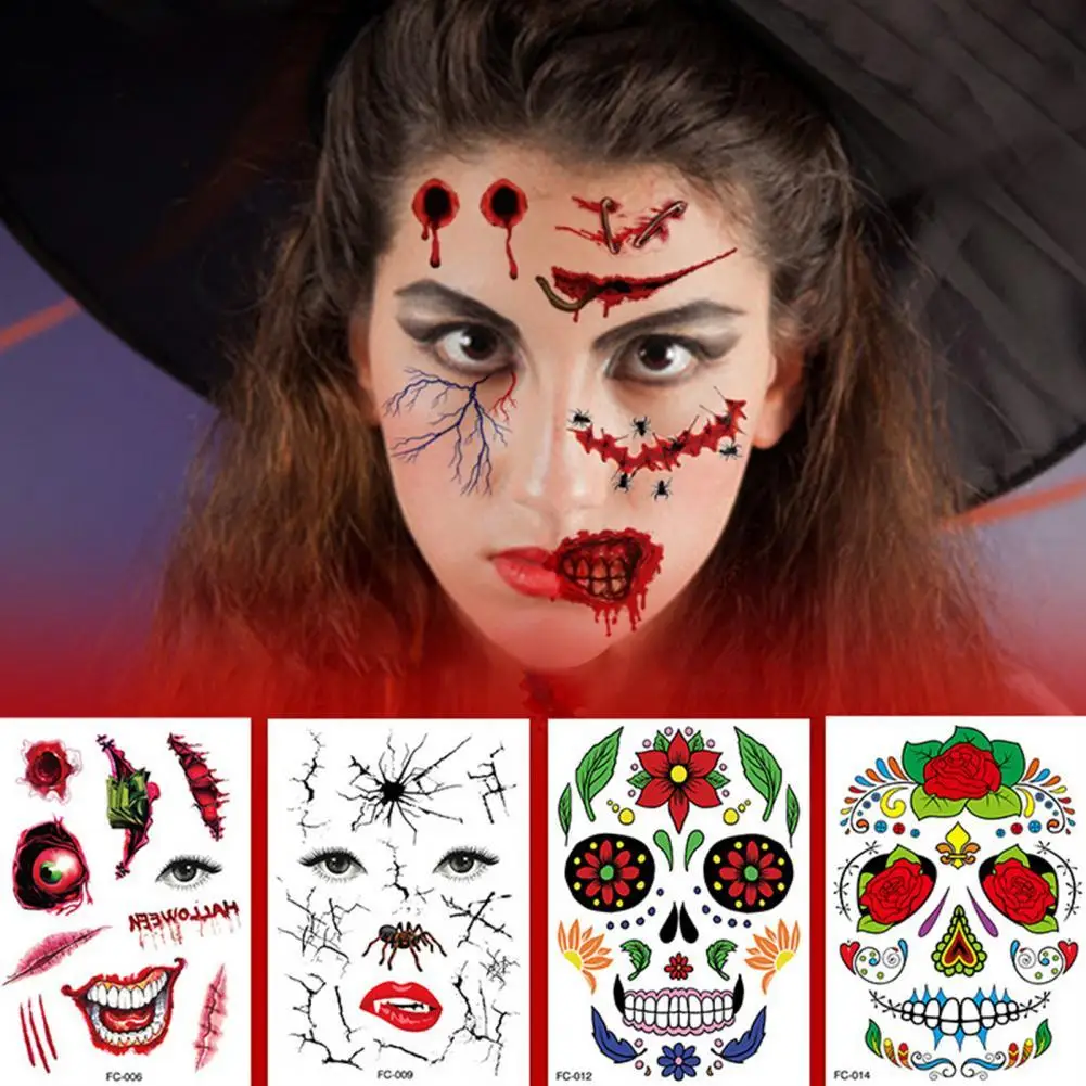 Tattoo Sticker Skin-friendly Eye-catching Paper Bloody Scars Tattoo Sticker for Men
Tattoo Sticker Skin-friendly Eye-catching Paper Bloody Scars Tattoo Sticker for Men