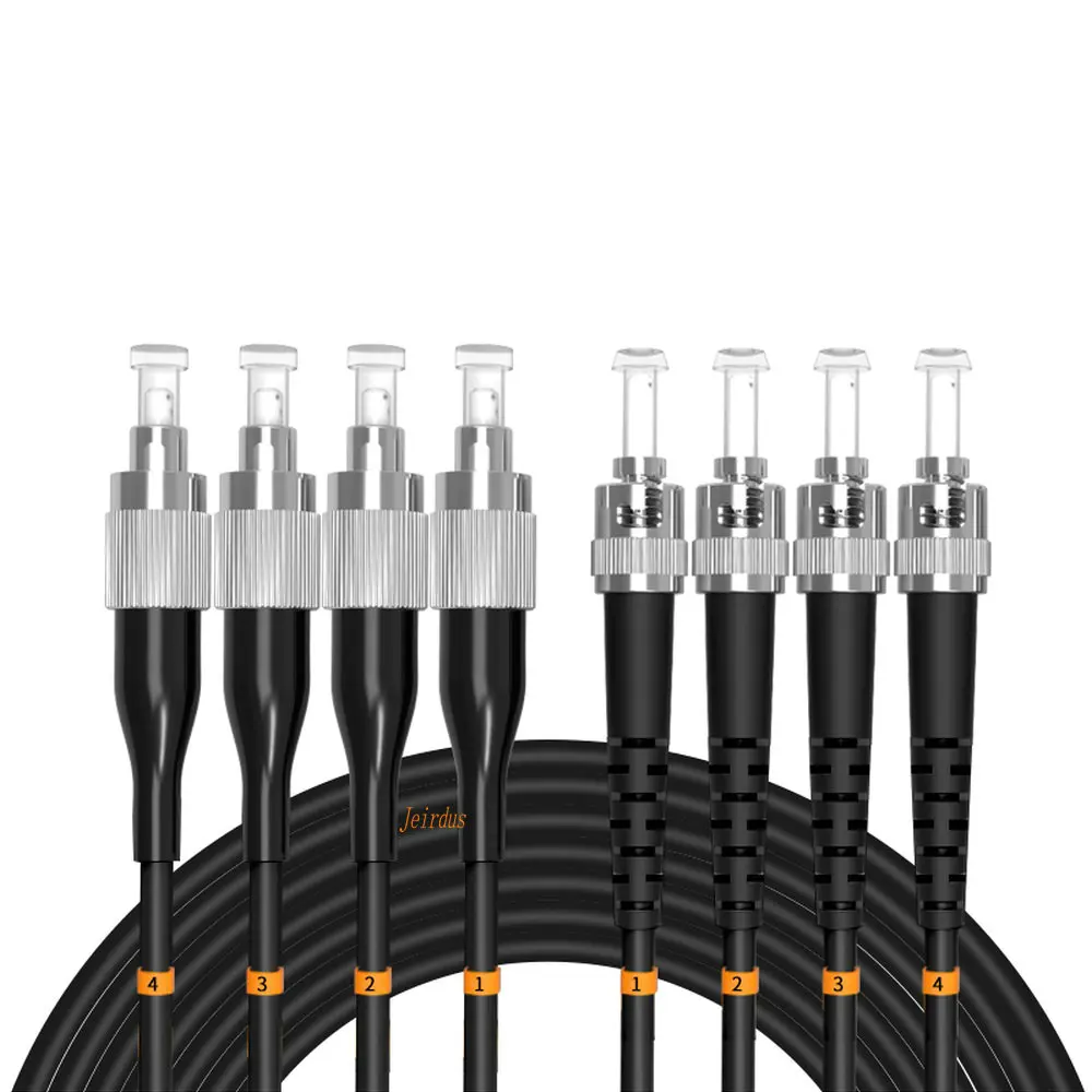 820ft Outdoor Armored 250 Meters FC-ST 4 Core 9/125 OS1 Single-mode Fiber Optic Cable Patch Cord Jumper FC to ST FC/PC-ST/PC
820ft Outdoor Armored 250 Meters FC-ST 4 Core 9/125 OS1 Single-mode Fiber Optic Cable Patch Cord Jumper FC to ST FC/PC-ST/PC