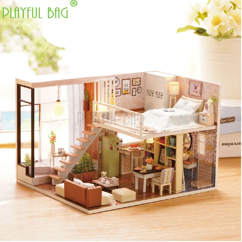 Parents and children accompany Zhiqu house DIY cottage villa waiting time hand assembled toys lovely Mini fun birthday gift ud07
Parents and children accompany Zhiqu house DIY cottage villa waiting time hand assembled toys lovely Mini fun birthday gift ud07