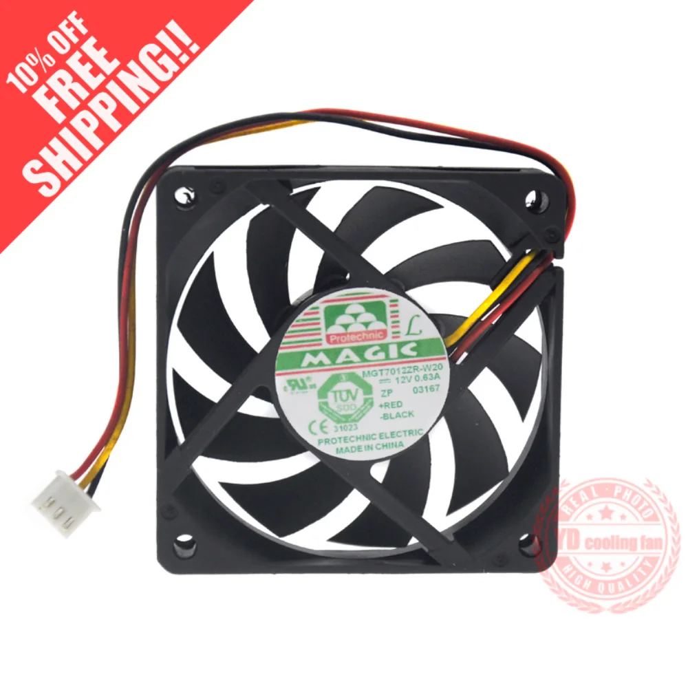 NEW FOR MAGIC Protechnic MGT7012ZR-W20 7015 12V 7CM high air volume cooling fan
NEW FOR MAGIC Protechnic MGT7012ZR-W20 7015 12V 7CM high air volume cooling fan