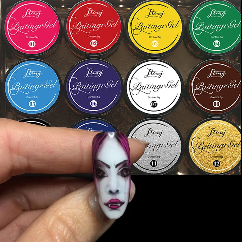 5 мл гели для рисования ~! (Набор гель-лаков для ногтей Color s Paint ing, впитывающий цветной гель для рисования ногтей, дизайн «сделай сам») 5 мл Краска
5 мл гели для рисования ~! (Набор гель-лаков для ногтей Color s Paint ing, впитывающий цветной гель для рисования ногтей, дизайн «сделай сам») 5 мл Краска