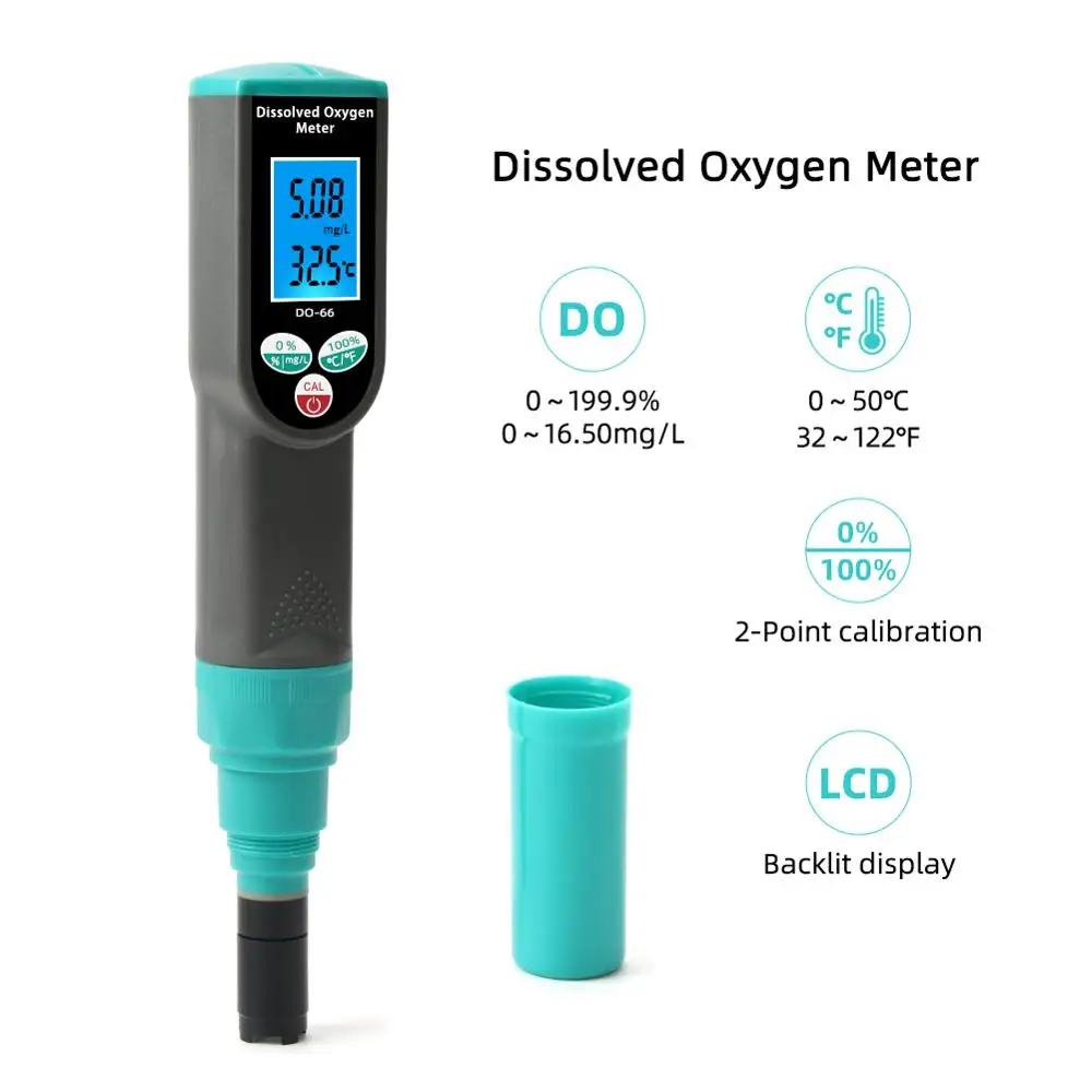 Yieryi DO-66 Pen Type Intelligent Dissolved Oxygen Analyzer Digital Dissolved Oxygen Tester for Aquarium, Fish Tank, Aquaculture
Yieryi DO-66 Pen Type Intelligent Dissolved Oxygen Analyzer Digital Dissolved Oxygen Tester for Aquarium, Fish Tank, Aquaculture