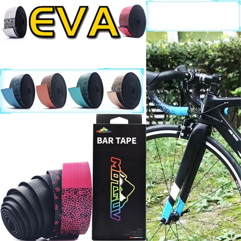 Road Bike Bar Tape Cork EVA PU Bike Handlebar Tape Vibration Damping Anti-Vibration Star Fade Race Bar Tape Wrap +2 Bar Plug
Road Bike Bar Tape Cork EVA PU Bike Handlebar Tape Vibration Damping Anti-Vibration Star Fade Race Bar Tape Wrap +2 Bar Plug