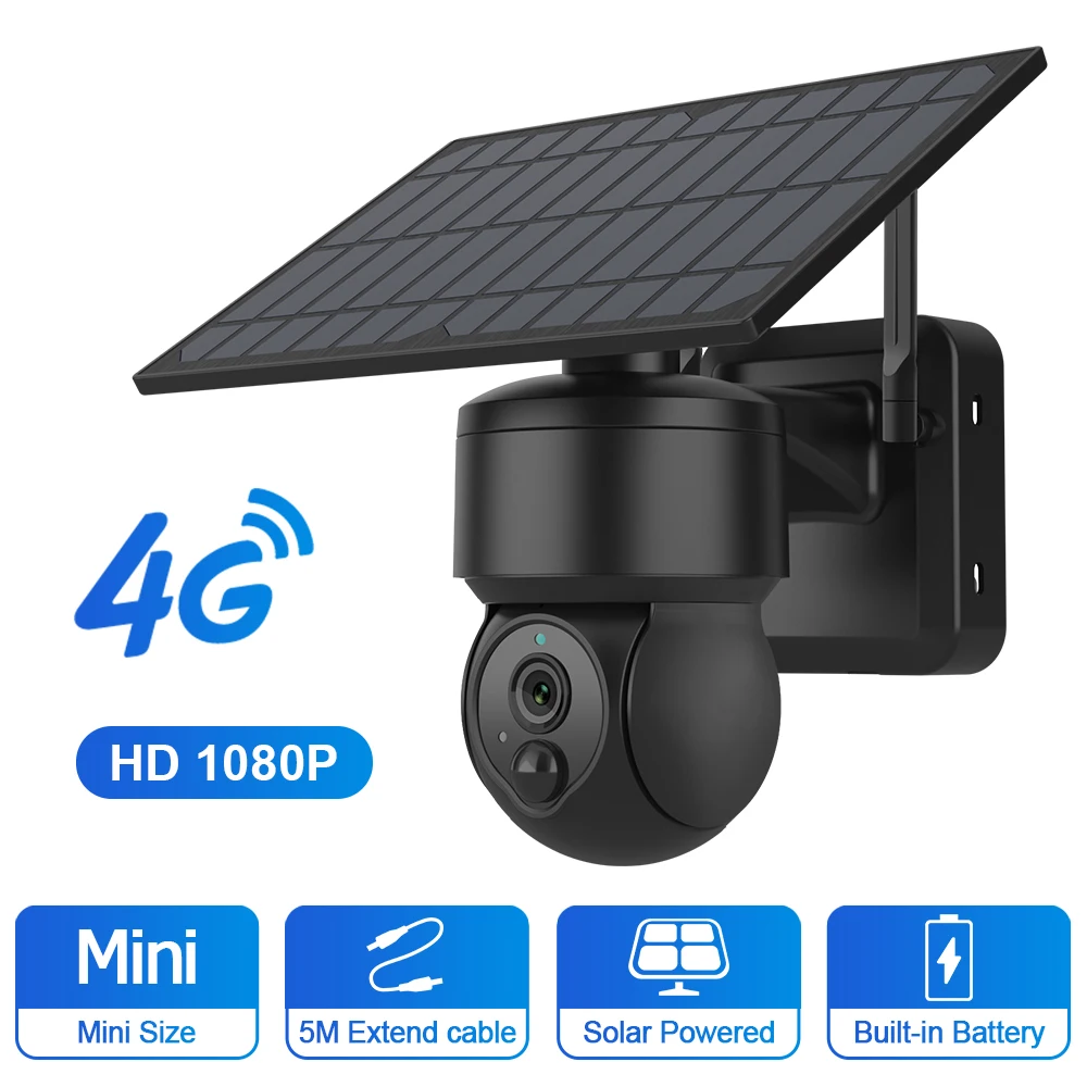 INQMEGA Outdoor Solar Camera 4G SIM / WIFI Wireless Security Detachable Solar Cam Video Surveillance with Fooldlight
INQMEGA Outdoor Solar Camera 4G SIM / WIFI Wireless Security Detachable Solar Cam Video Surveillance with Fooldlight