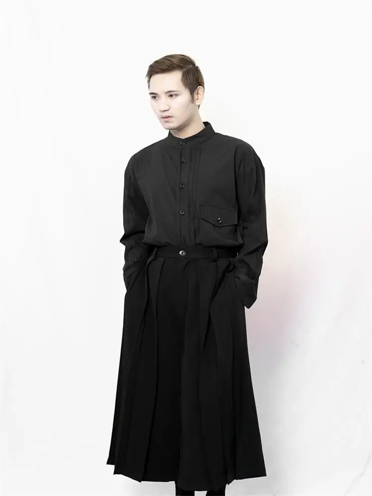 Men's New Singer Stage Style Men's Casual Wide-leg Pants Dark Flared Pants Super Loose Large Size Clothing
Men's New Singer Stage Style Men's Casual Wide-leg Pants Dark Flared Pants Super Loose Large Size Clothing