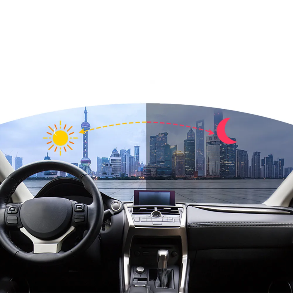 Sunice 1.52x6m 69%VLT-45%VLT Photochromic film Car House Window Tint film smart color changed glass sticker self adhesive
Sunice 1.52x6m 69%VLT-45%VLT Photochromic film Car House Window Tint film smart color changed glass sticker self adhesive