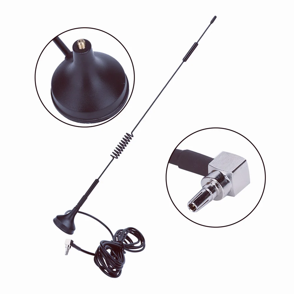 4G LTE GSM 3G 7DBI CRC9 connector Antenna with Magnetic Base Extension Black Color
4G LTE GSM 3G 7DBI CRC9 connector Antenna with Magnetic Base Extension Black Color