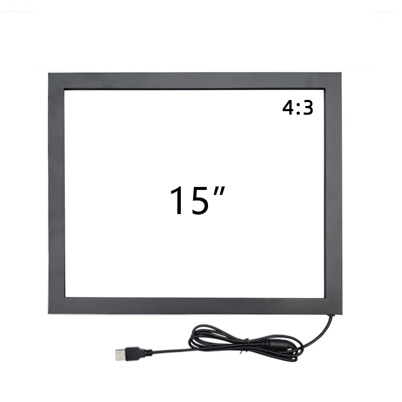 15 Inch IR Touch Frame USB Drive Free Custom High Quality Infrared Touch Screen Panel With Glass
15 Inch IR Touch Frame USB Drive Free Custom High Quality Infrared Touch Screen Panel With Glass
