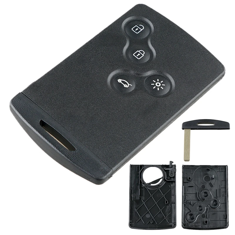 4 Button Car Key Card Smart Shell Case Replacement with VA6 Blade Keyless Entry Transmitter Key Shell for Koleos Renault Laguna
4 Button Car Key Card Smart Shell Case Replacement with VA6 Blade Keyless Entry Transmitter Key Shell for Koleos Renault Laguna