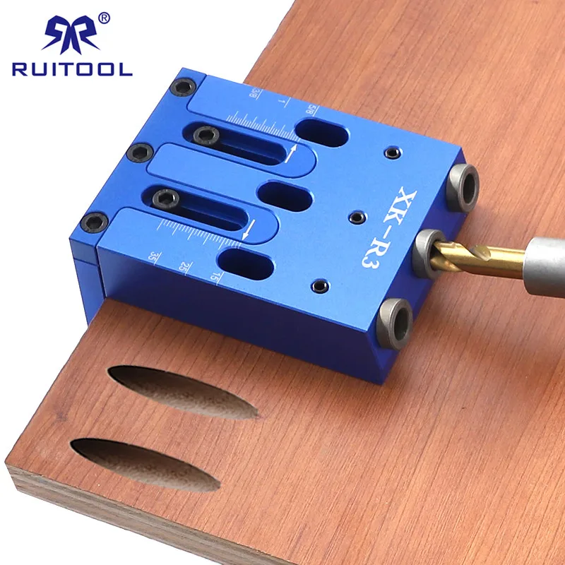 3-Hole Drill Guide 9mm Pocket Hole Jig Wood Drill Aluminum Woodworking Doweling Locator
3-Hole Drill Guide 9mm Pocket Hole Jig Wood Drill Aluminum Woodworking Doweling Locator