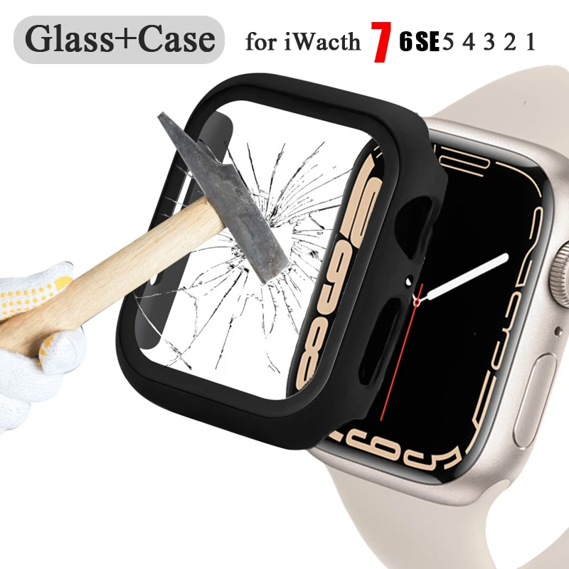 Стекло и крышка для Apple Watch, чехол 41 мм 45 мм 44 мм 40 мм 42 мм 38 мм, чехол для iWatch, аксессуары, бампер + защита для экрана, серия 7 3 4 5 6 SE
Стекло и крышка для Apple Watch, чехол 41 мм 45 мм 44 мм 40 мм 42 мм 38 мм, чехол для iWatch, аксессуары, бампер + защита для экрана, серия 7 3 4 5 6 SE