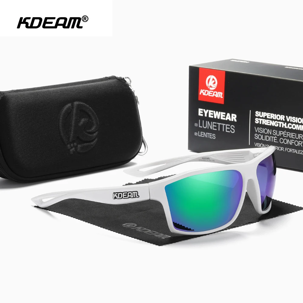 KDEAM Polarized Sport Sunglasses UV400 TR90 Men Unbreakable Driving Shades Stylish Sun Glasses With Free Case
KDEAM Polarized Sport Sunglasses UV400 TR90 Men Unbreakable Driving Shades Stylish Sun Glasses With Free Case