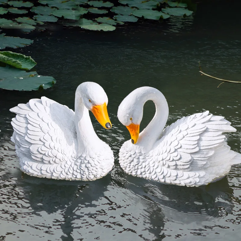 Outdoor Garden Statues Pond Bird Resin Decoration Lifelike Swan Sculptures For Jardin Farm Garden Decoration Outdoor Yard
Outdoor Garden Statues Pond Bird Resin Decoration Lifelike Swan Sculptures For Jardin Farm Garden Decoration Outdoor Yard