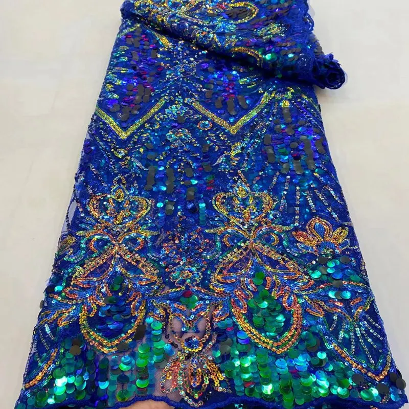African Sequins Lace Fabric Embroidery Nigerian Lace Fabrics High Quality Organza French Lace Fabric For Women TS9487
African Sequins Lace Fabric Embroidery Nigerian Lace Fabrics High Quality Organza French Lace Fabric For Women TS9487