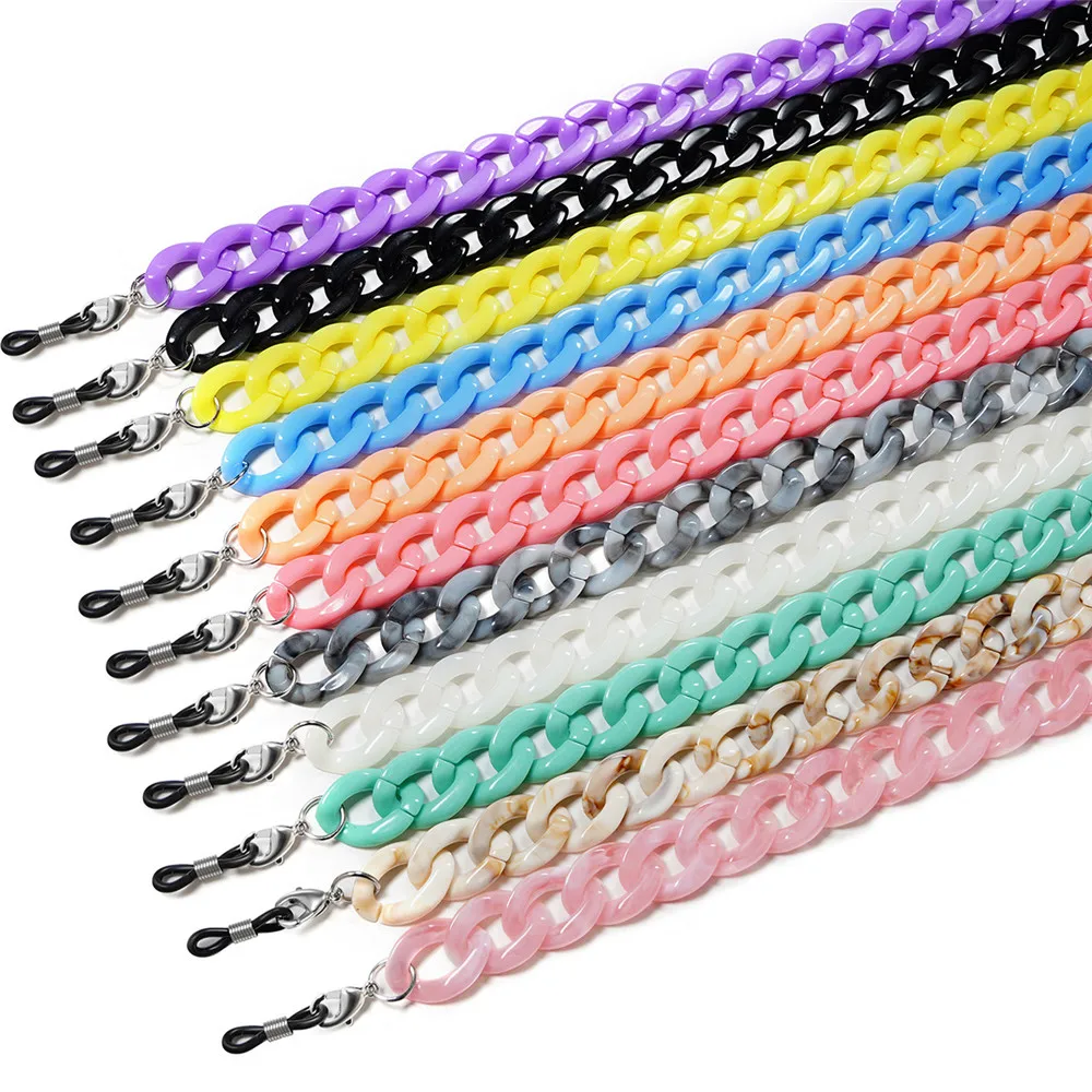 Fashion Acrylic Sunglasses Chains Lanyard for Women Men Anti-slip Black Glasses Cord Holder Neck Strap Hang Mask Rope Holder
Fashion Acrylic Sunglasses Chains Lanyard for Women Men Anti-slip Black Glasses Cord Holder Neck Strap Hang Mask Rope Holder