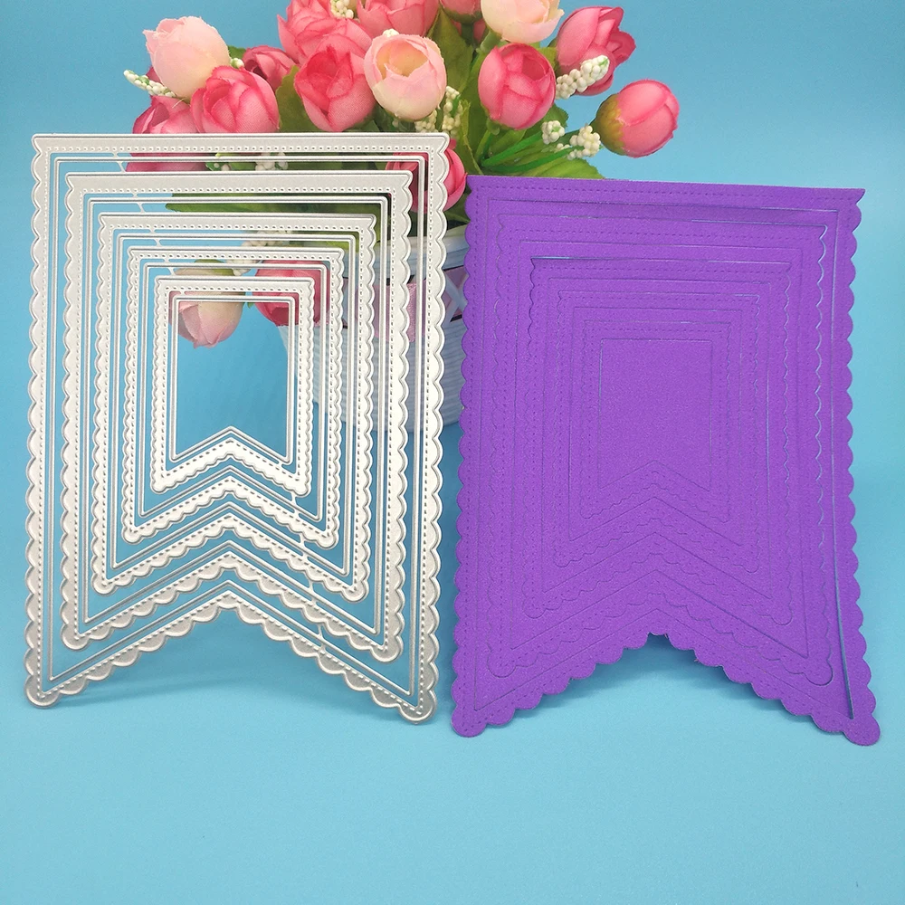 New 5-layer flag-shaped photo frame metal cutting dies DIY scrapbook, card making, embossing crafts, photo album decoration
New 5-layer flag-shaped photo frame metal cutting dies DIY scrapbook, card making, embossing crafts, photo album decoration