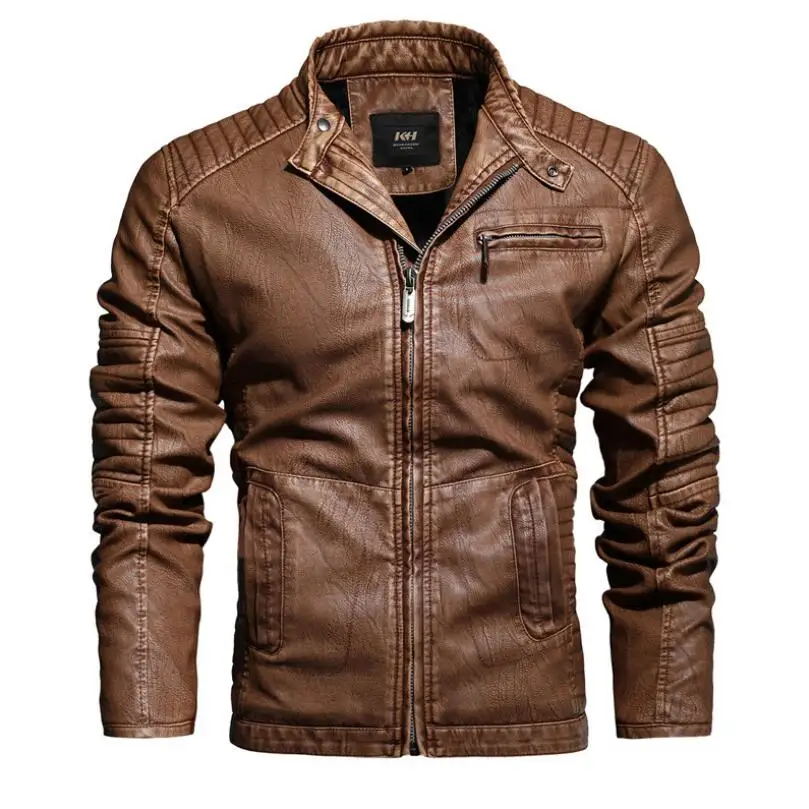 2021 Mens Motorcycle Jacket Autumn Winter Men Faux PU Leather Jackets Casual Biker Coat Zipper Fleece Outerwear w2113
2021 Mens Motorcycle Jacket Autumn Winter Men Faux PU Leather Jackets Casual Biker Coat Zipper Fleece Outerwear w2113