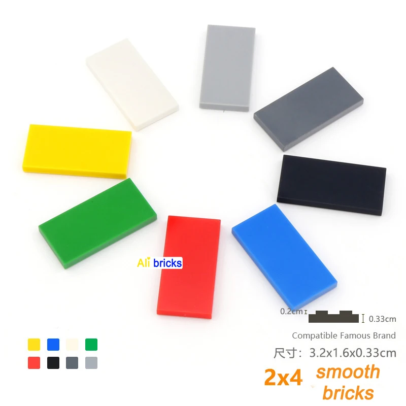 20pcs/lot DIY Blocks Building Bricks Smooth 2X4 Educational Assemblage Construction Toys for Children Size Compatible With Brand
20pcs/lot DIY Blocks Building Bricks Smooth 2X4 Educational Assemblage Construction Toys for Children Size Compatible With Brand